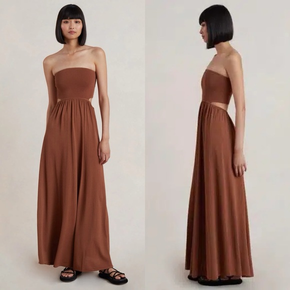 Bec & Bridge Miranda Knit Maxi Dress in Chocolate Bec & Bridge Miranda Knit Maxi Dress in Chocolate